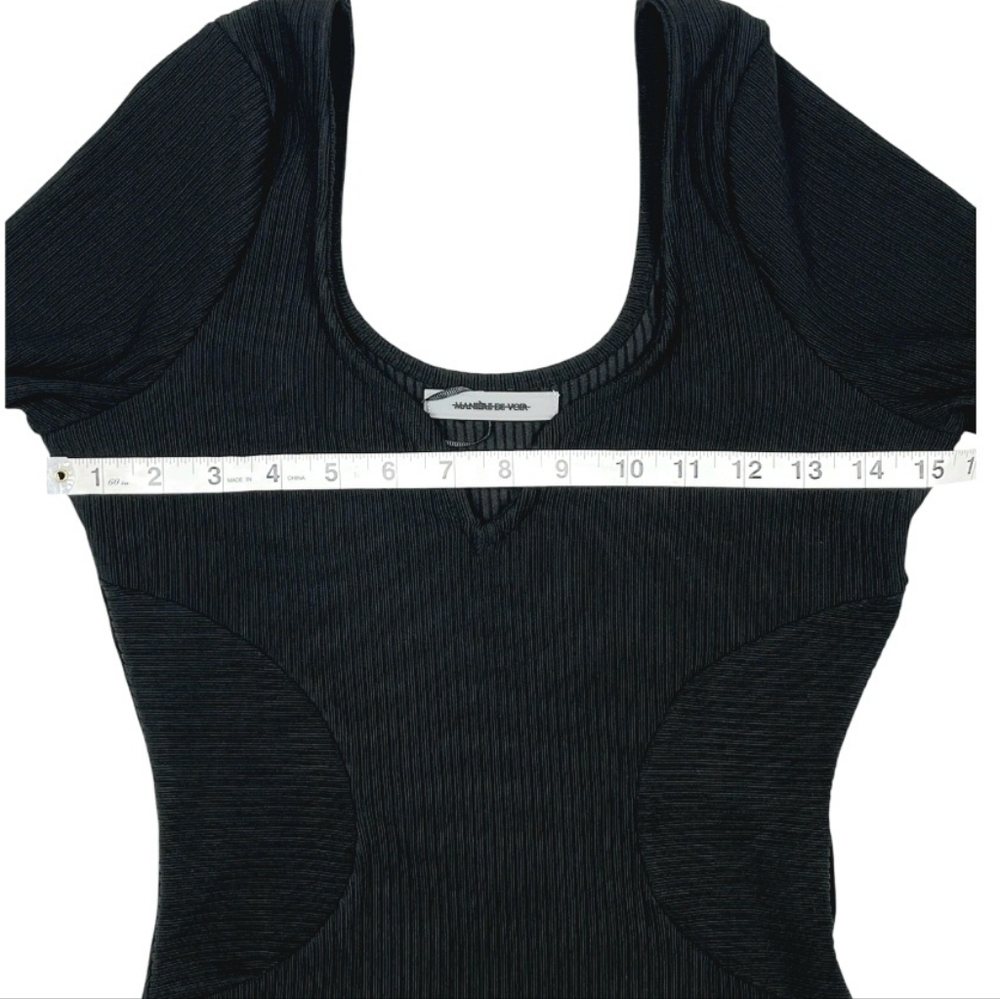Manière De Voir Ribbed-knit Top Size 6 NWT - Picture 6 of 9